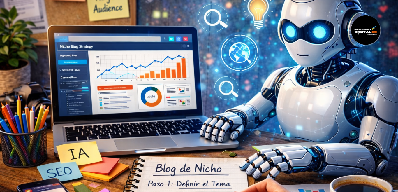 Cómo crear un blog de nicho con ayuda de IA