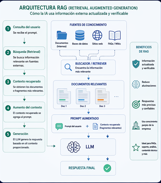 Infografía Arquitectura RAG 