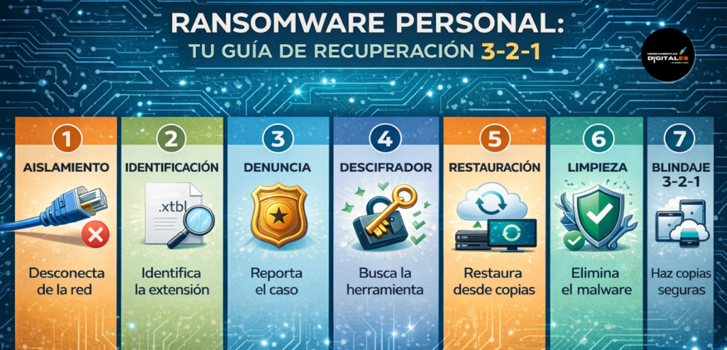 Ransomware infografía para prevenir