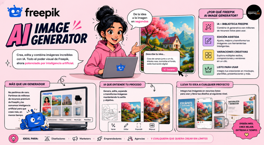 Freepik AI Image Generator un gran restaurador de imagenes
