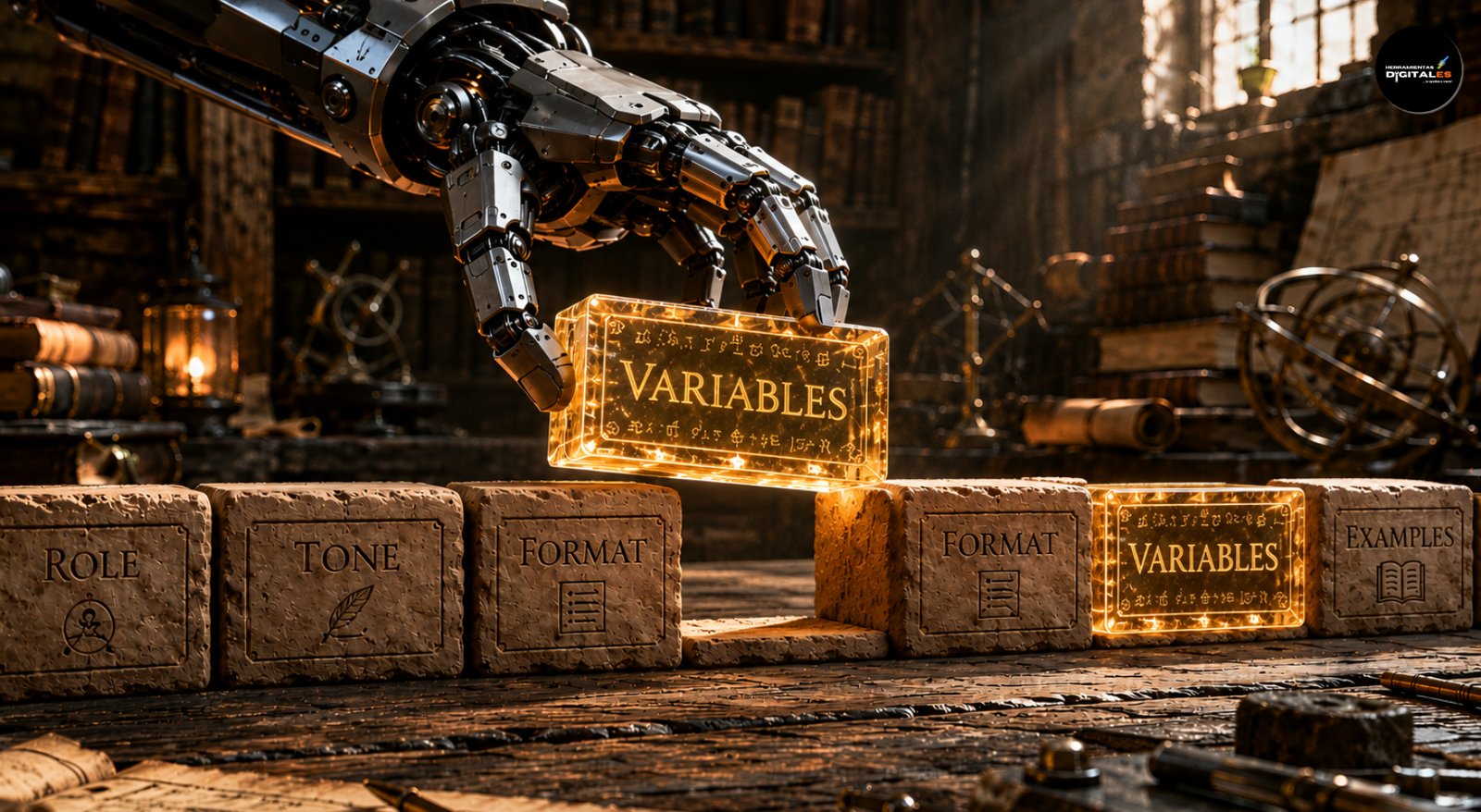 brazo robotico modificando variables