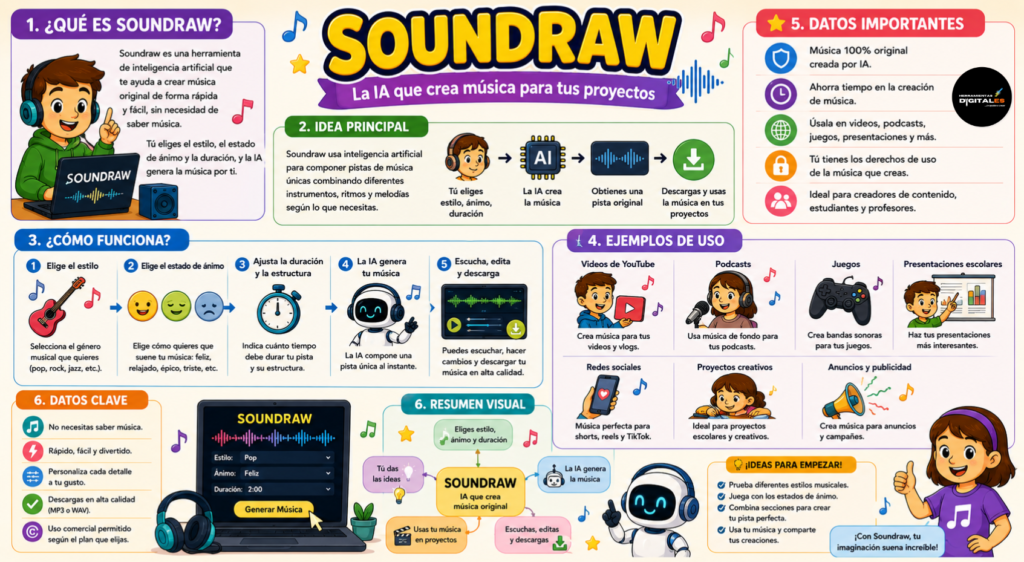 Sounddraw, la IA que crea música para tus proyectos